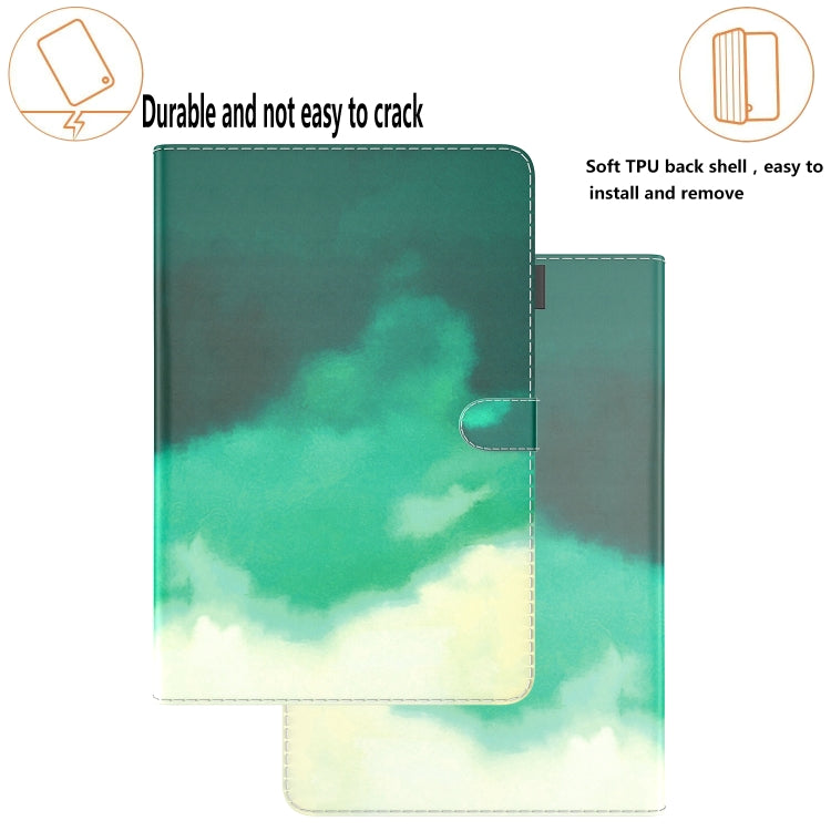 For Lenovo Tab M10 Plus 10.6 3rd Gen. Watercolor Pattern Skin Feel Magnetic Leather Tablet Case