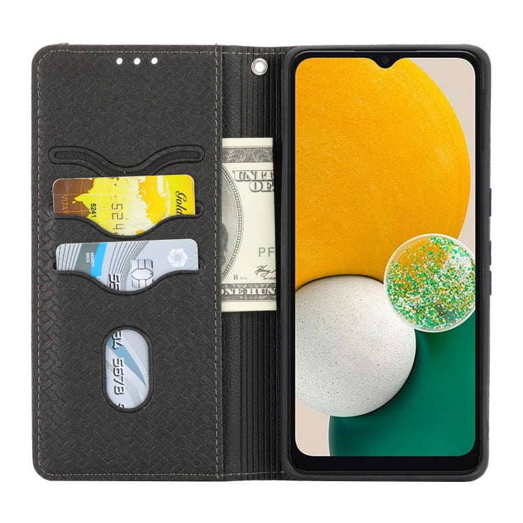For Google Pixel 7 Pro Woven Texture Stitching Magnetic PU Leather Phone Case