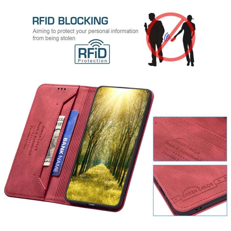 For Infinix Note 11 Pro Magnetic RFID Anti-Theft Leather Phone Case
