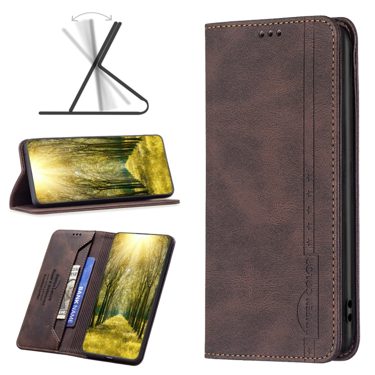 For Infinix Note 11 Pro Magnetic RFID Anti-Theft Leather Phone Case