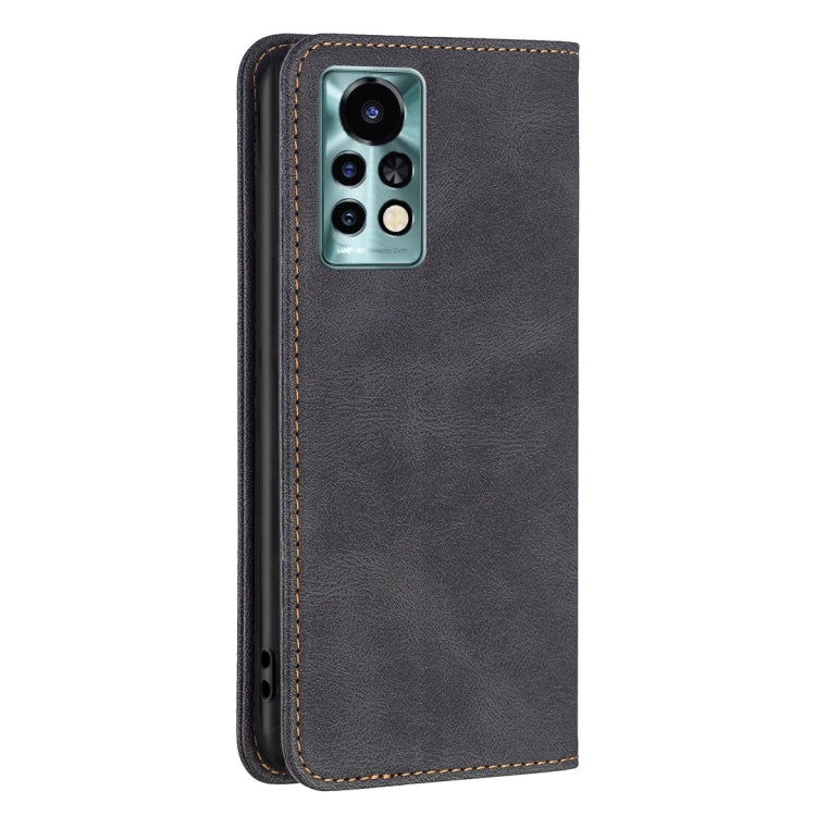 For Infinix Note 11 Pro Magnetic RFID Anti-Theft Leather Phone Case