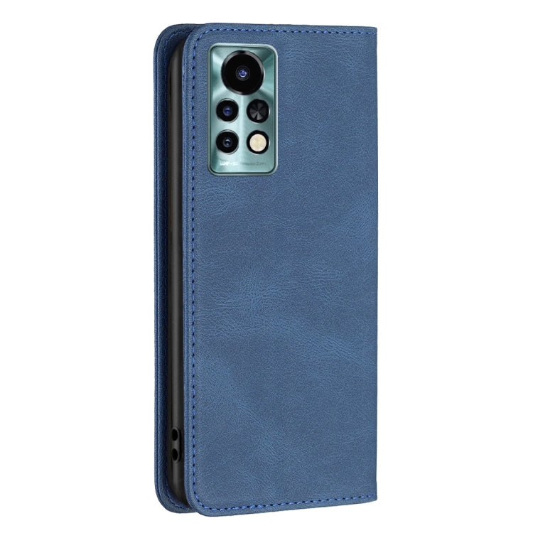 For Infinix Note 11 Pro Magnetic RFID Anti-Theft Leather Phone Case