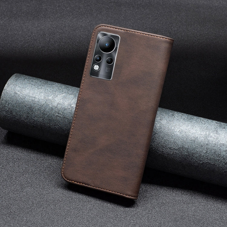 For Infinix Note 11 Magnetic RFID Anti-Theft Leather Phone Case