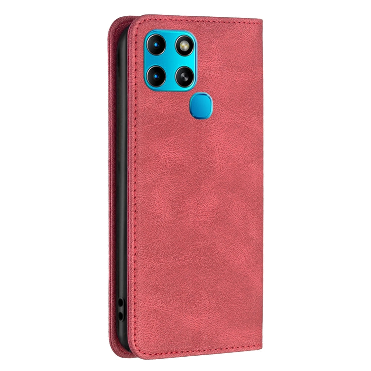 For Infinix Smart 6 Magnetic RFID Anti-Theft Leather Phone Case