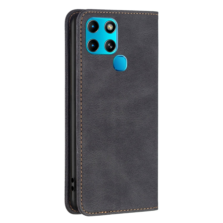 For Infinix Smart 6 Magnetic RFID Anti-Theft Leather Phone Case