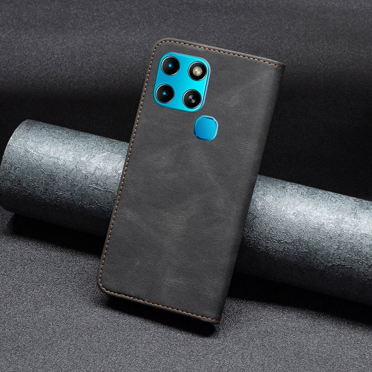 For Infinix Smart 6 Magnetic RFID Anti-Theft Leather Phone Case