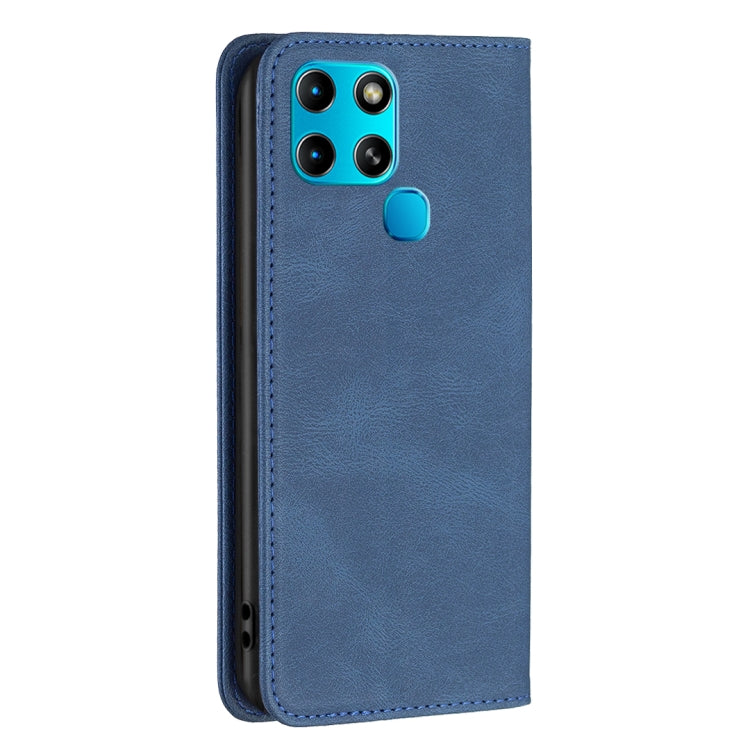 For Infinix Smart 6 Magnetic RFID Anti-Theft Leather Phone Case