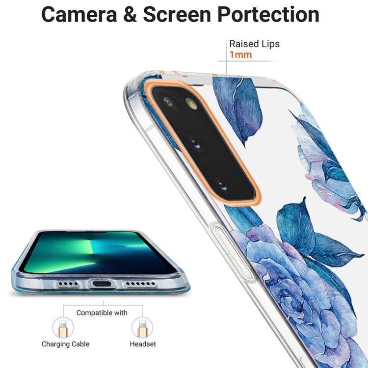 For Samsung Galaxy S20 Ring IMD Flowers TPU Phone Case