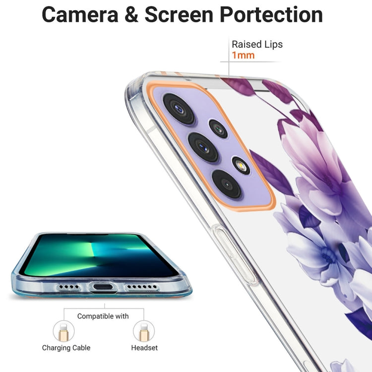 For Samsung Galaxy A13 4G Ring IMD Flowers TPU Phone Case