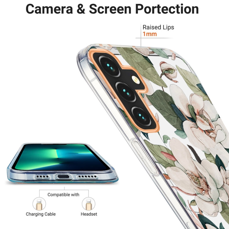 For Samsung Galaxy A13 5G Ring IMD Flowers TPU Phone Case