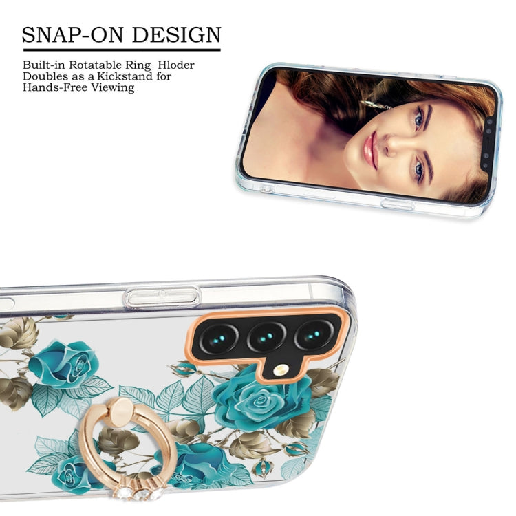 For Samsung Galaxy A13 5G Ring IMD Flowers TPU Phone Case