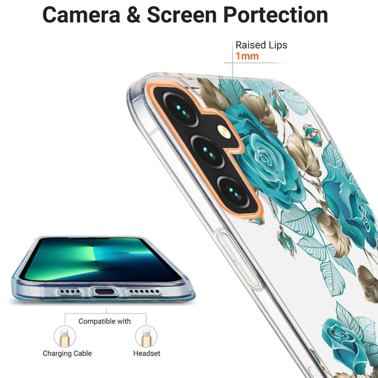 For Samsung Galaxy A13 5G Ring IMD Flowers TPU Phone Case