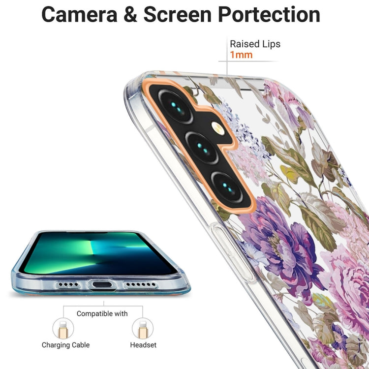 For Samsung Galaxy A13 5G Ring IMD Flowers TPU Phone Case