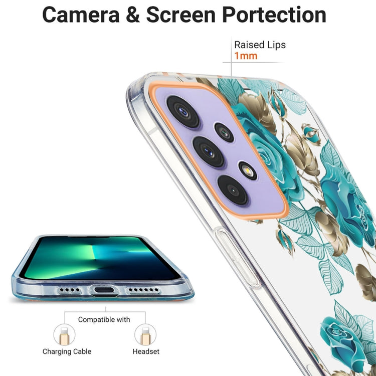 For Samsung Galaxy A23 4G / 5G Ring IMD Flowers TPU Phone Case
