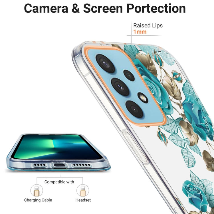 For Samsung Galaxy A32 4G Ring IMD Flowers TPU Phone Case