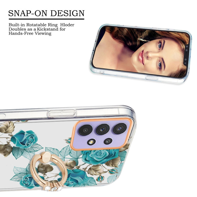 For Samsung Galaxy A32 5G Ring IMD Flowers TPU Phone Case