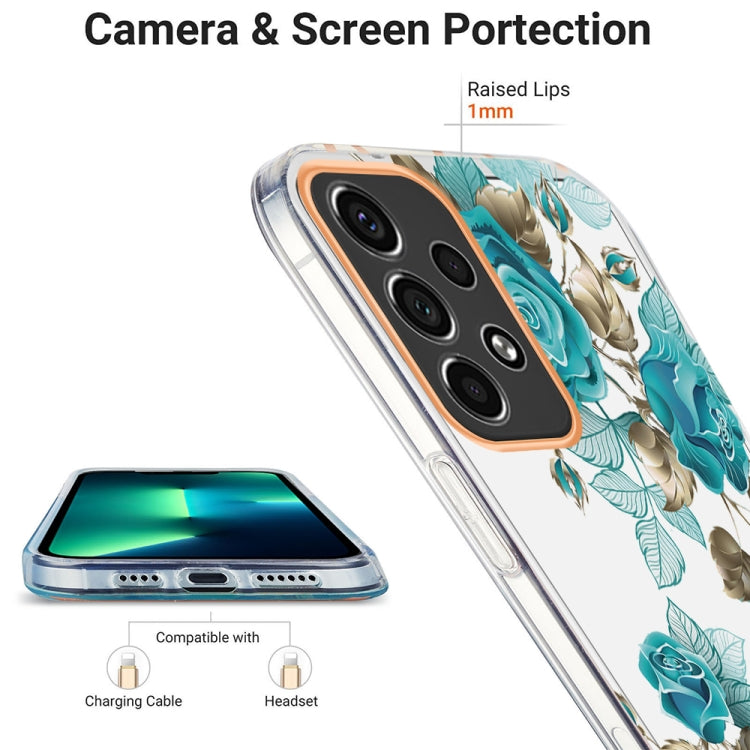 For Samsung Galaxy A33 5G Ring IMD Flowers TPU Phone Case
