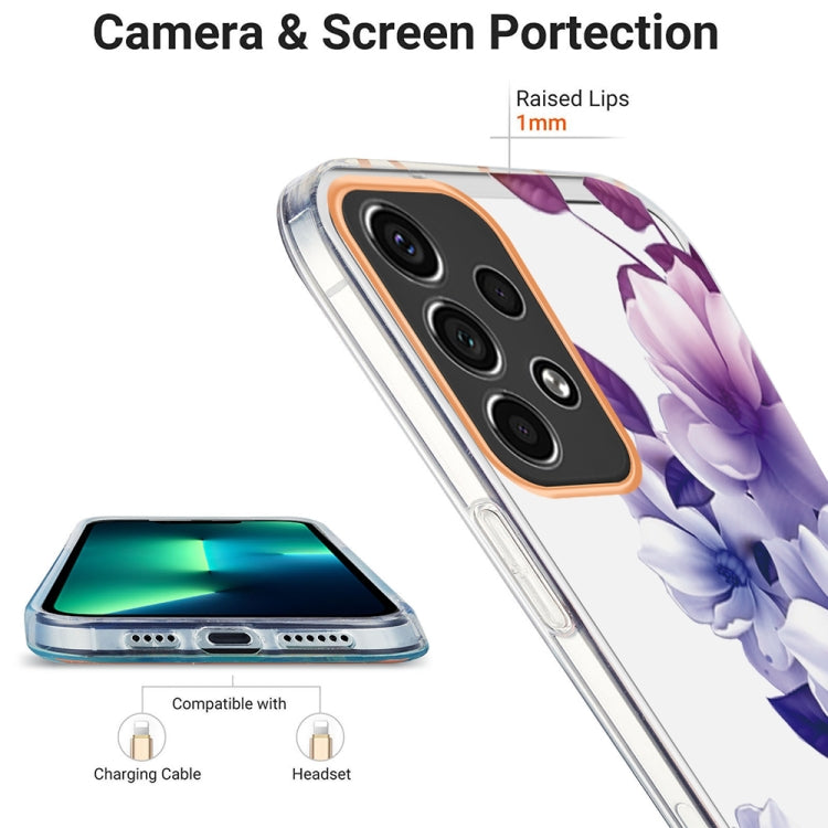 For Samsung Galaxy A33 5G Ring IMD Flowers TPU Phone Case