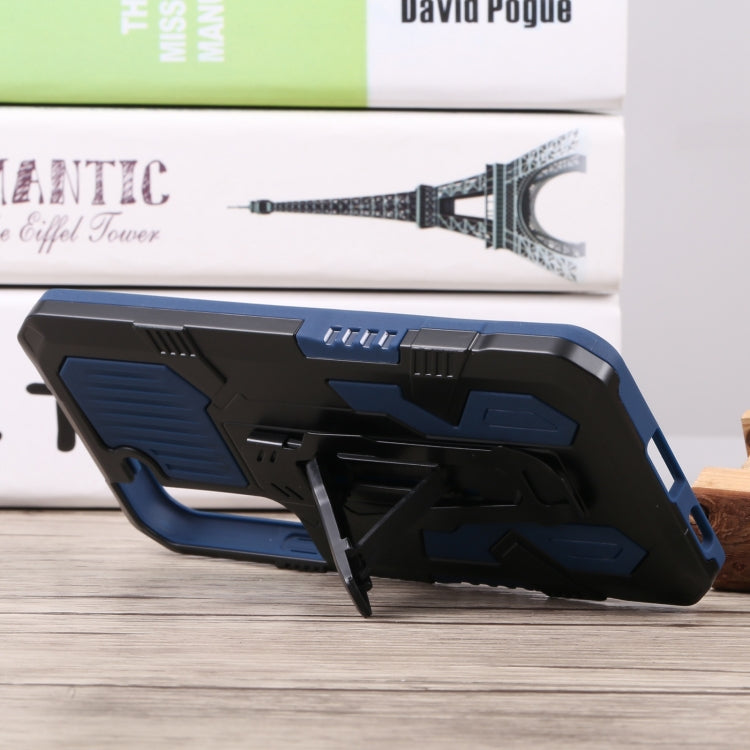 For Samsung Galaxy S22 5G Lanyard Mecha Armor Kickstand PC + TPU Phone Case