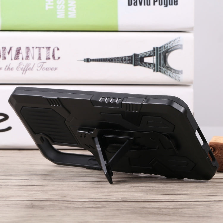 For Samsung Galaxy S22 5G Lanyard Mecha Armor Kickstand PC + TPU Phone Case