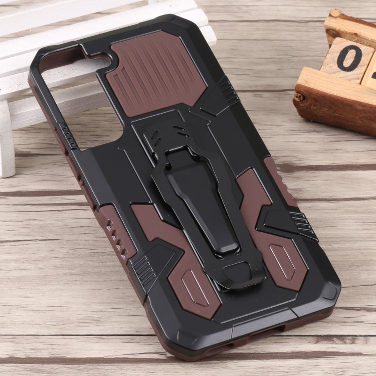 For Samsung Galaxy S22 5G Lanyard Mecha Armor Kickstand PC + TPU Phone Case