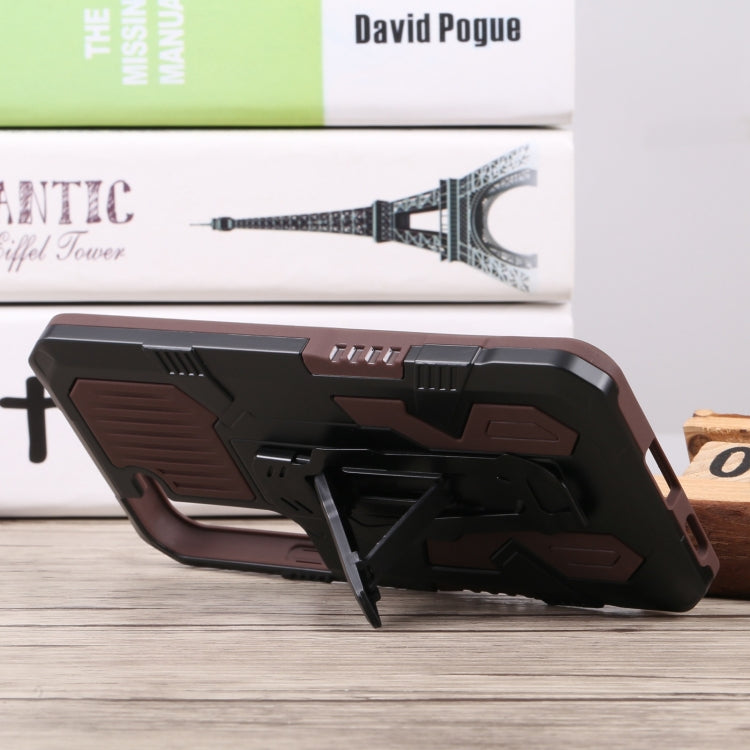 For Samsung Galaxy S22 5G Lanyard Mecha Armor Kickstand PC + TPU Phone Case