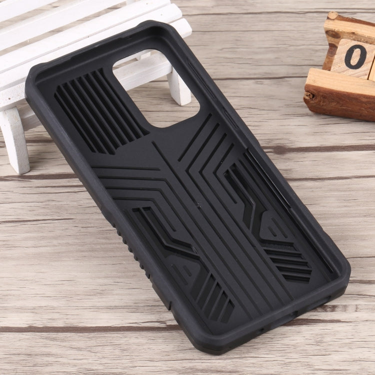 For Samsung Galaxy A33 5G Lanyard Mecha Armor Kickstand PC + TPU Phone Case