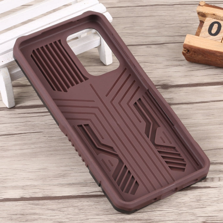 For Samsung Galaxy A33 5G Lanyard Mecha Armor Kickstand PC + TPU Phone Case