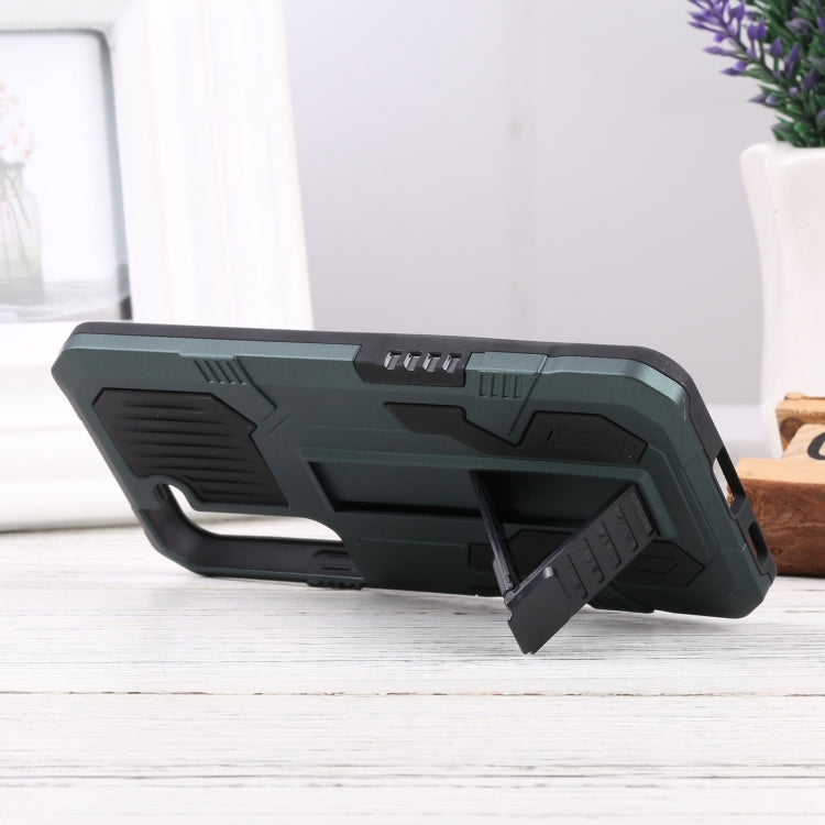 For Samsung Galaxy S22 5G Vanguard Lanyard Kickstand TPU + PC Phone Case