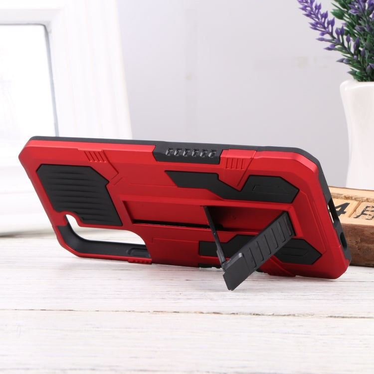 For Samsung Galaxy S22+ 5G Vanguard Lanyard Kickstand TPU + PC Phone Case
