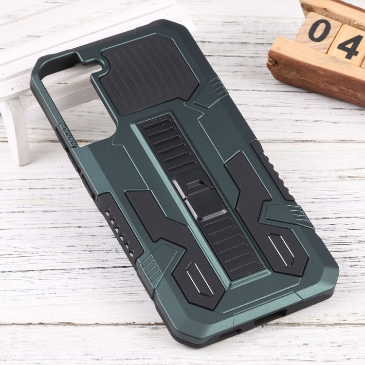 For Samsung Galaxy S22+ 5G Vanguard Lanyard Kickstand TPU + PC Phone Case