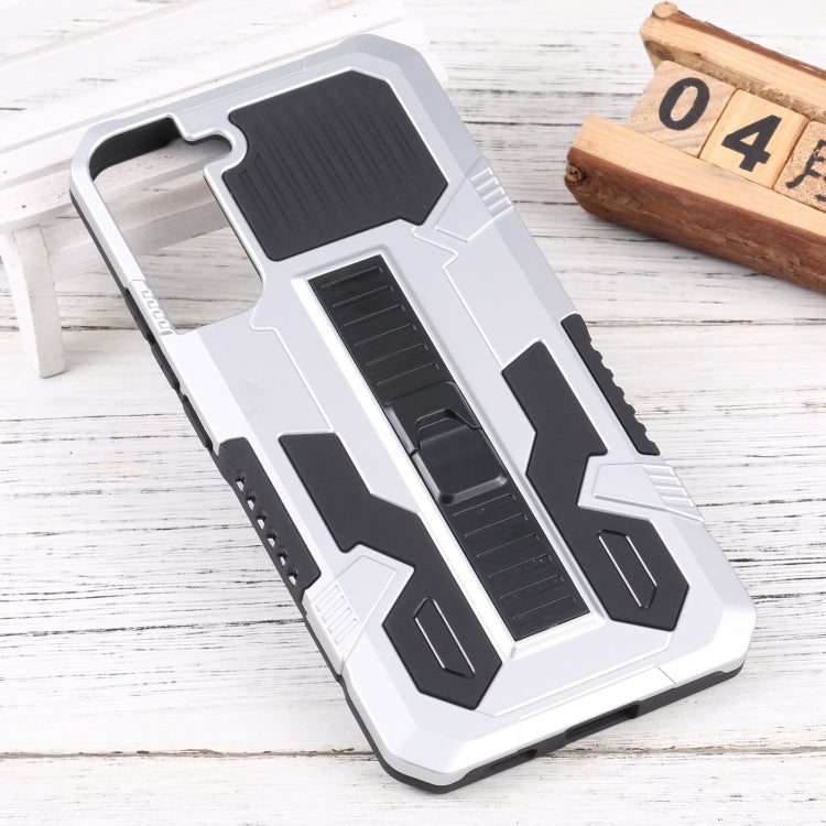 For Samsung Galaxy S22+ 5G Vanguard Lanyard Kickstand TPU + PC Phone Case