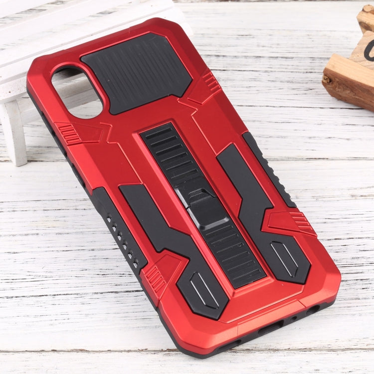 For Samsung Galaxy A03 Core Vanguard Lanyard Kickstand TPU + PC Phone Case