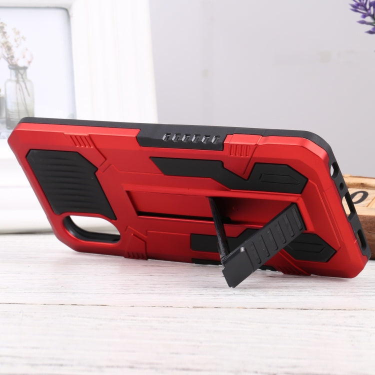 For Samsung Galaxy A03 Core Vanguard Lanyard Kickstand TPU + PC Phone Case