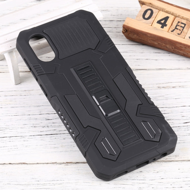 For Samsung Galaxy A03 Core Vanguard Lanyard Kickstand TPU + PC Phone Case