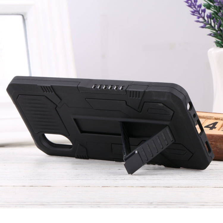 For Samsung Galaxy A03 Core Vanguard Lanyard Kickstand TPU + PC Phone Case