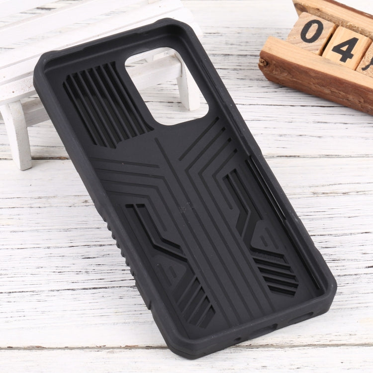 For Samsung Galaxy A33 5G Vanguard Lanyard Kickstand TPU + PC Phone Case