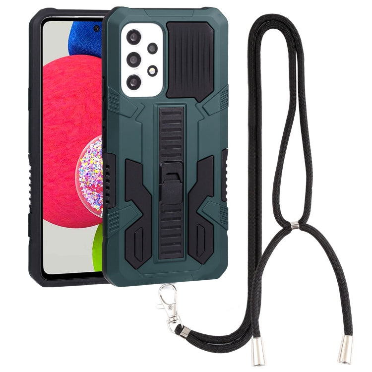 For Samsung Galaxy A53 5G Vanguard Lanyard Kickstand TPU + PC Phone Case