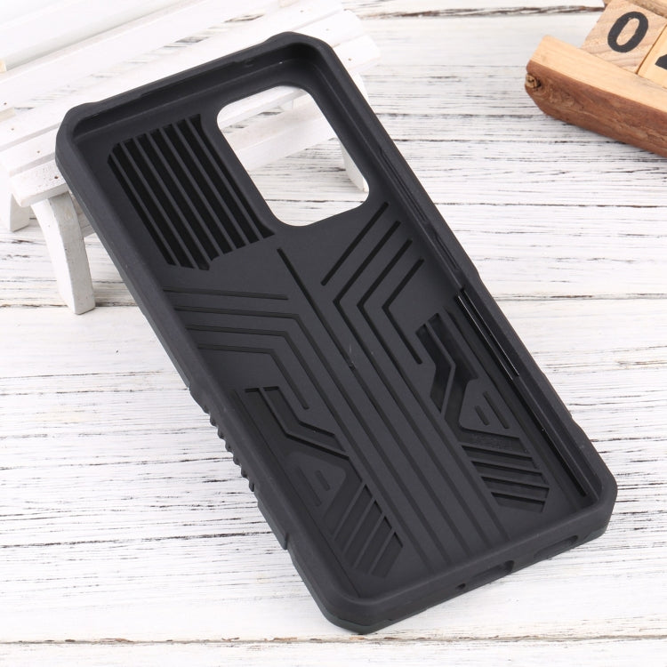 For Samsung Galaxy A53 5G Vanguard Lanyard Kickstand TPU + PC Phone Case
