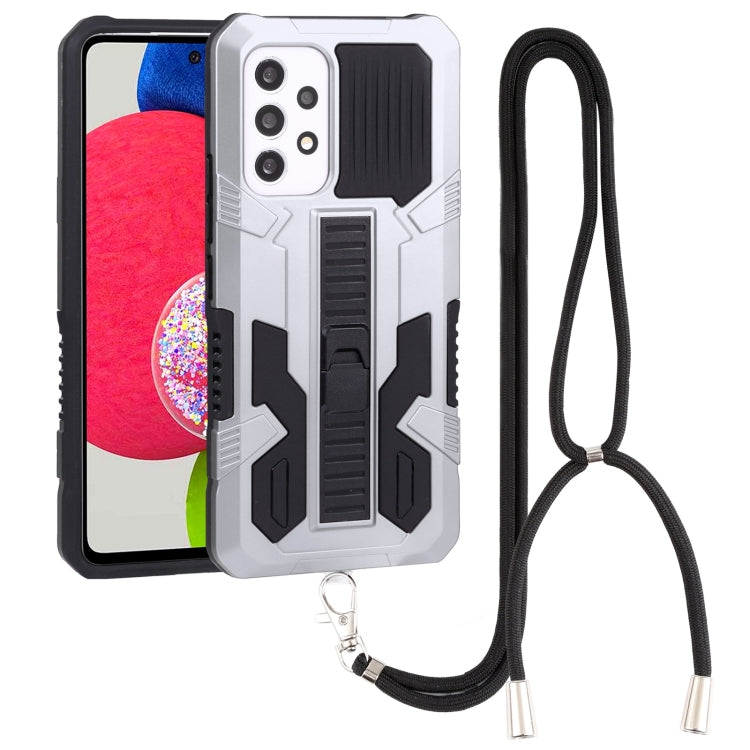 For Samsung Galaxy A53 5G Vanguard Lanyard Kickstand TPU + PC Phone Case