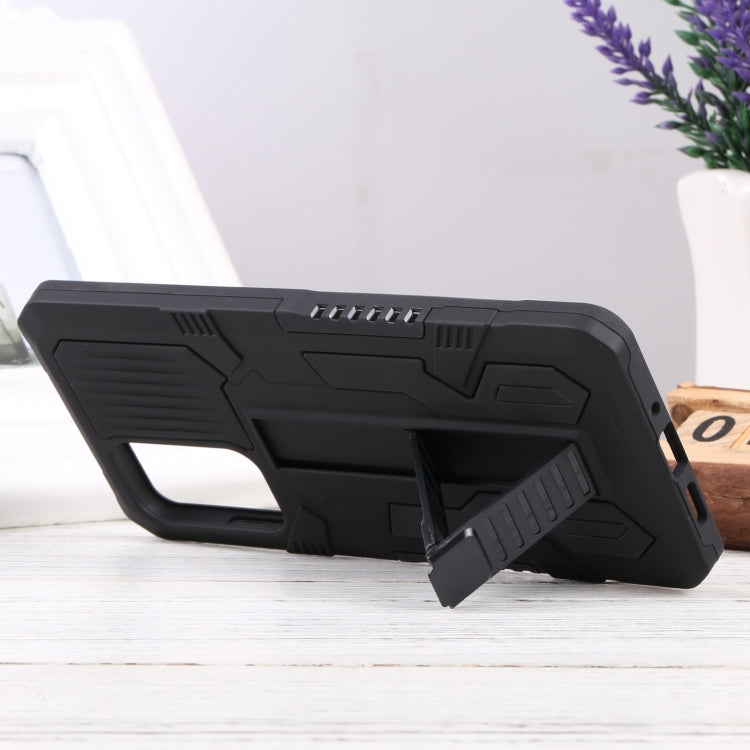 For Samsung Galaxy A73 5G Vanguard Lanyard Kickstand TPU + PC Phone Case