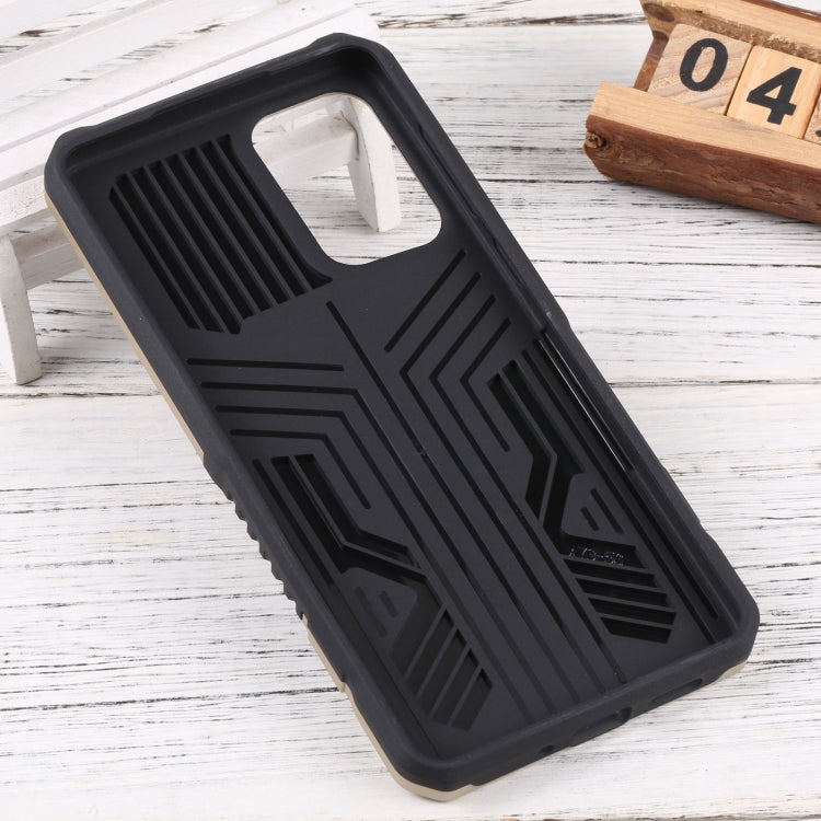 For Samsung Galaxy A73 5G Vanguard Lanyard Kickstand TPU + PC Phone Case