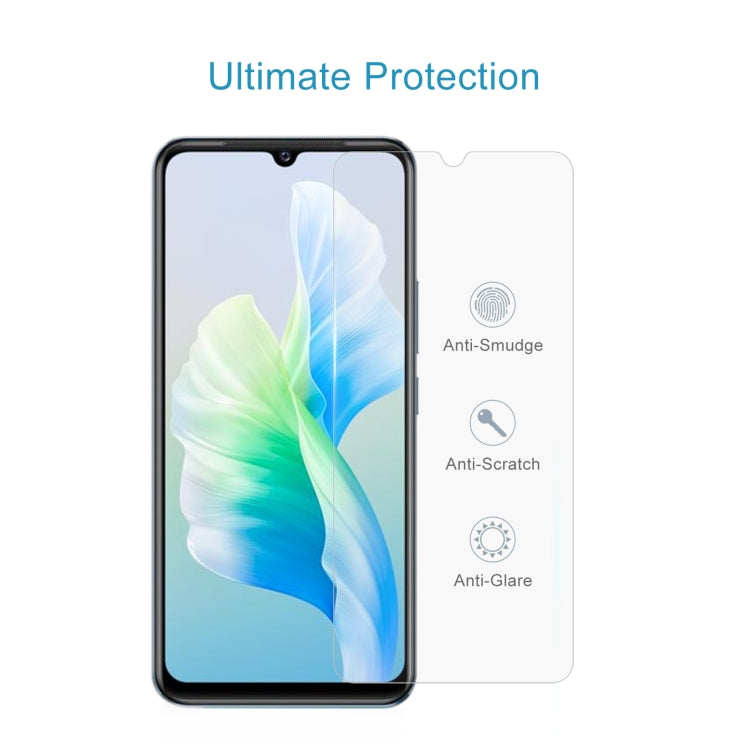 10 PCS 0.26mm 9H 2.5D Tempered Glass Film For vivo V23e 4G / 5G