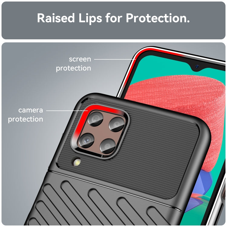 For Samsung Galaxy M33 Thunderbolt Shockproof TPU Phone Case