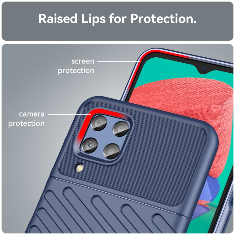 For Samsung Galaxy M33 Thunderbolt Shockproof TPU Phone Case