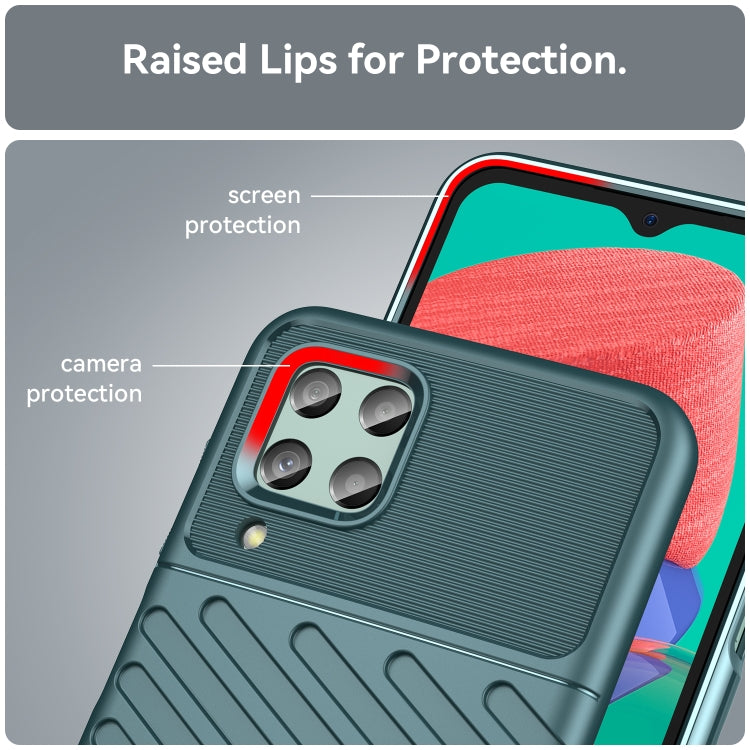 For Samsung Galaxy M33 Thunderbolt Shockproof TPU Phone Case