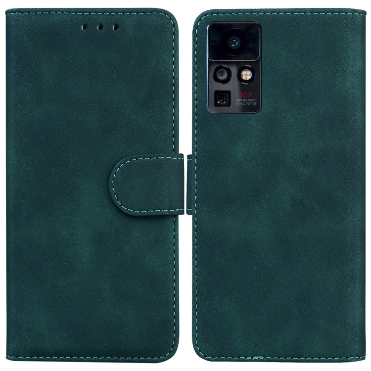 For Infinix Zero X Neo X6810 Skin Feel Pure Color Flip Leather Phone Case