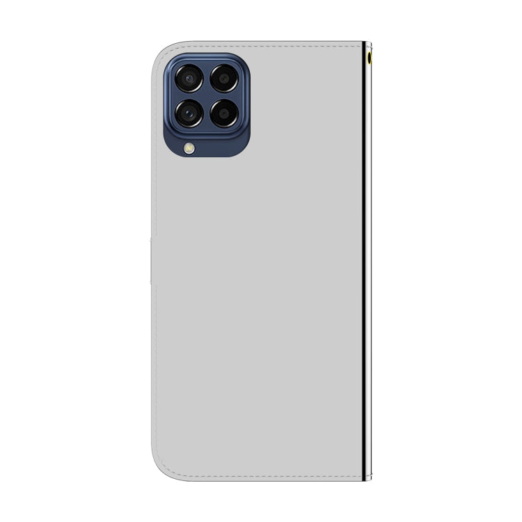 For Samsung Galaxy M33 5G Imitated Mirror Surface Horizontal Flip Leather Phone Case