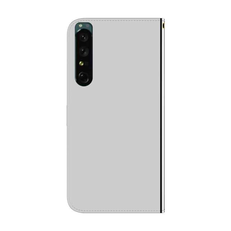 For Sony Xperia 1 IV Imitated Mirror Surface Horizontal Flip Leather Phone Case