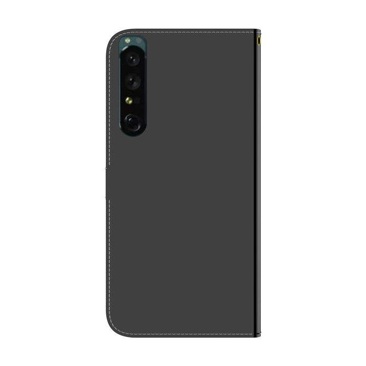 For Sony Xperia 1 IV Imitated Mirror Surface Horizontal Flip Leather Phone Case